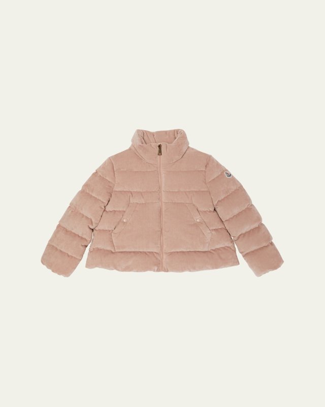 Girl's Marth Corduroy Down Jacket, Size 8-10